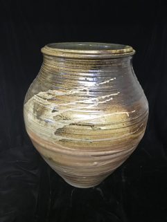 Form - Shino and iron glazed with eucalyptus ash