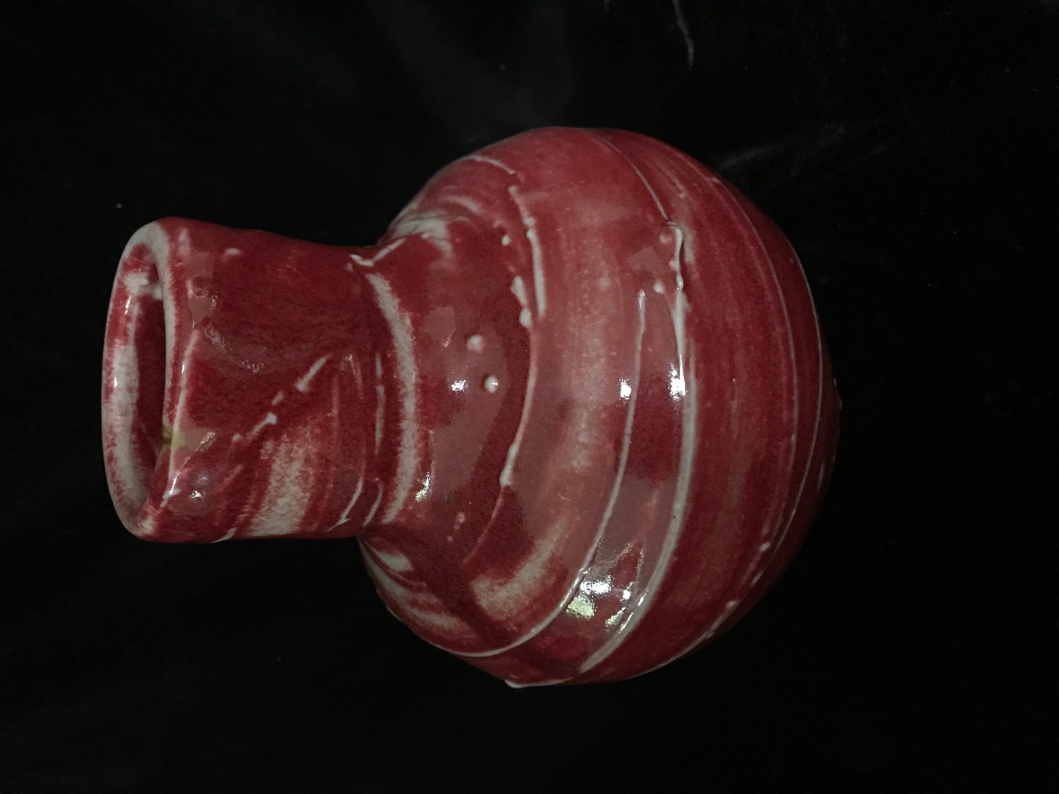 Vase - Copper red slip decoration
