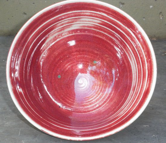 Bowl - copper red