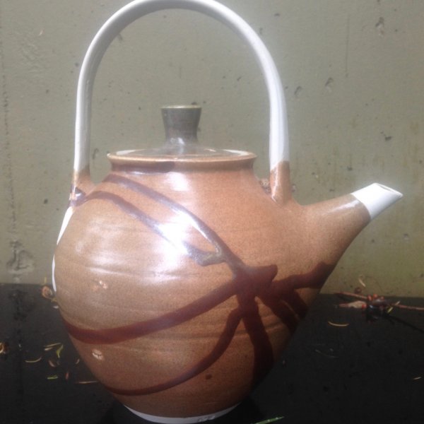 Tea pot Iron glazes