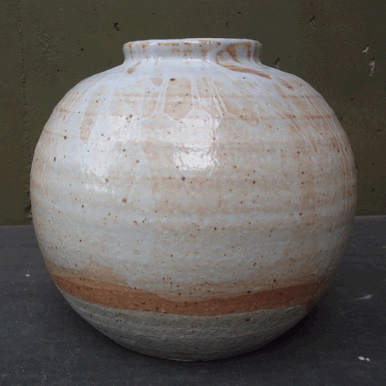 Vase with Shino Glaze