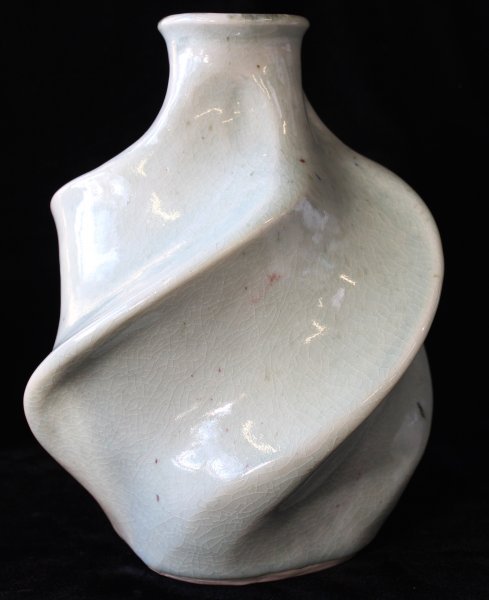 Vase Pentagonal with Chun Glaze