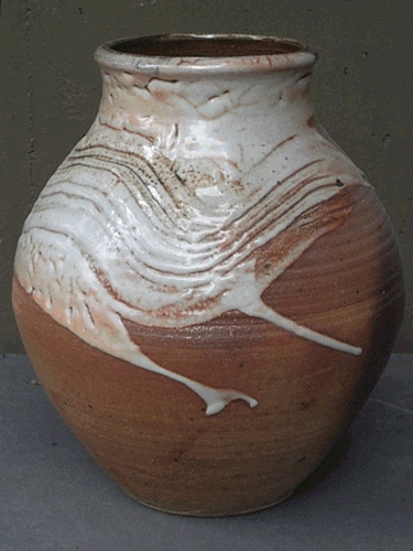 Vase - Shino glaze